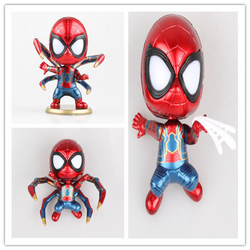 Illuminated Iron Man and Spider-Man Figurines (Avengers)